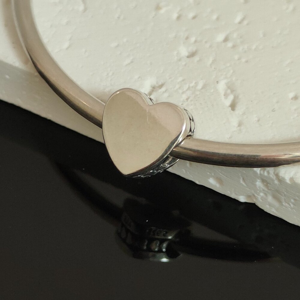 Pandora Scales of Justice Heart Charm Exclusive Bead Pendant S925 ALE with box - Picture 2 of 8